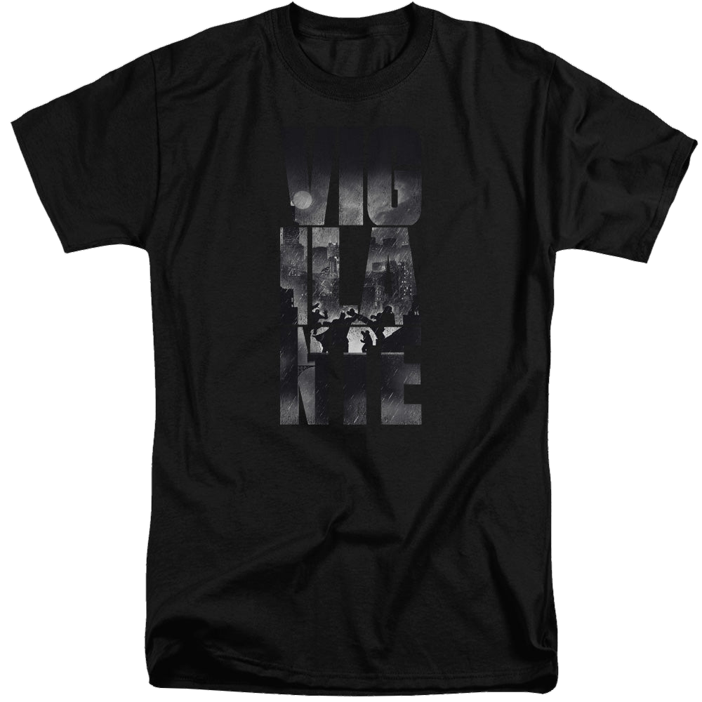 Batman v Superman Rainy Viglante - Men's Tall Fit T-Shirt Men's Tall Fit T-Shirt Batman   