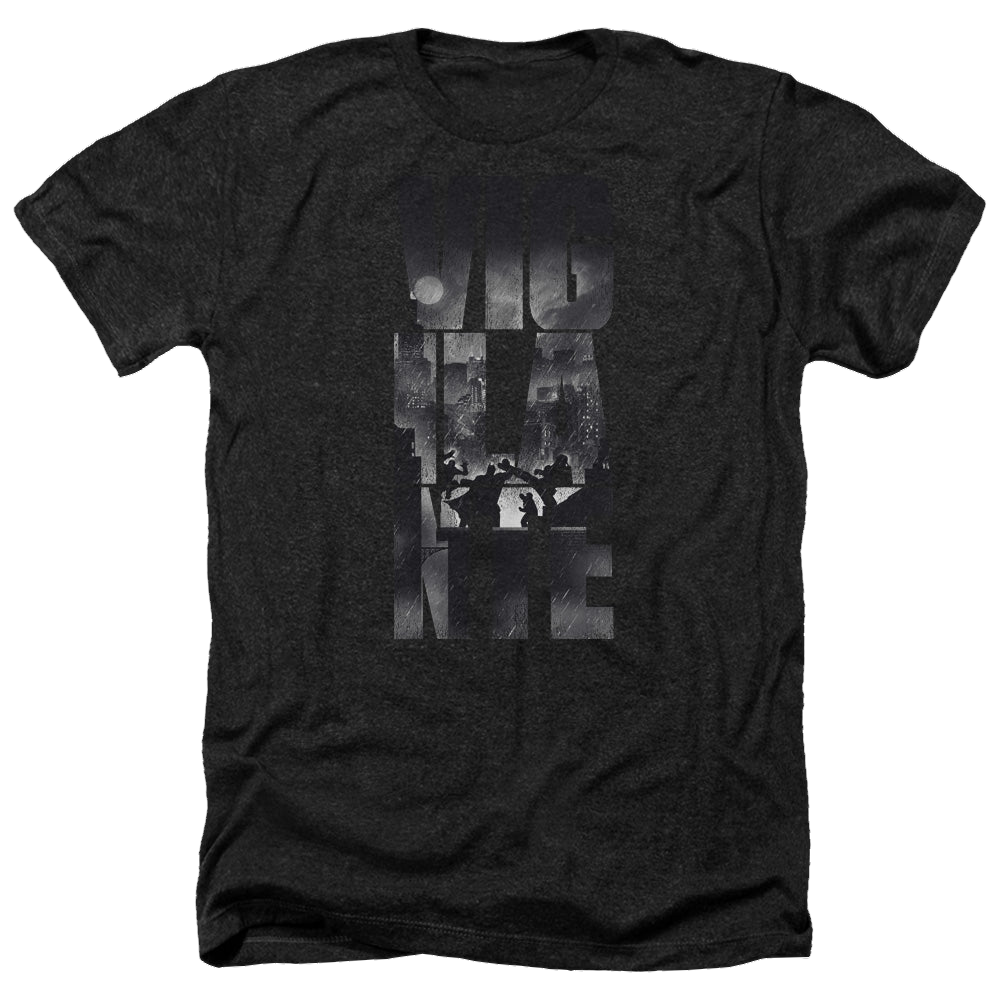 Batman v Superman Rainy Viglante - Men's Heather T-Shirt Men's Heather T-Shirt Batman   