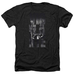 Batman v Superman Rainy Viglante - Men's Heather T-Shirt Men's Heather T-Shirt Batman   