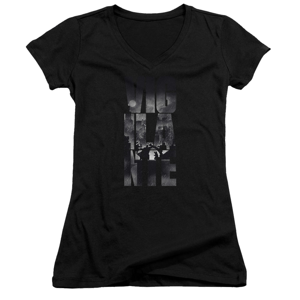 Batman v Superman Rainy Viglante - Juniors V-Neck T-Shirt Juniors V-Neck T-Shirt Batman   