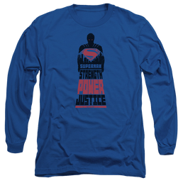 Batman v Superman Super Justice - Men's Long Sleeve T-Shirt Men's Long Sleeve T-Shirt Batman   