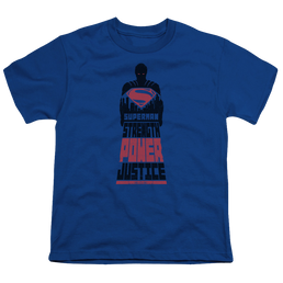 Batman v Superman Super Justice - Youth T-Shirt Youth T-Shirt (Ages 8-12) Batman   