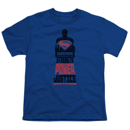 Batman v Superman Super Justice - Youth T-Shirt Youth T-Shirt (Ages 8-12) Batman   