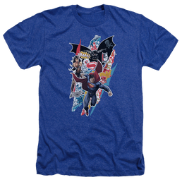 Batman v Superman Batman V Superman Ripped Trio - Men's Heather T-Shirt Men's Heather T-Shirt Batman   