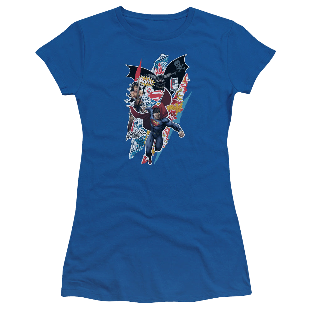 Batman v Superman Batman V Superman Ripped Trio - Juniors T-Shirt Juniors T-Shirt Batman   