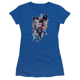 Batman v Superman Batman V Superman Ripped Trio - Juniors T-Shirt Juniors T-Shirt Batman   