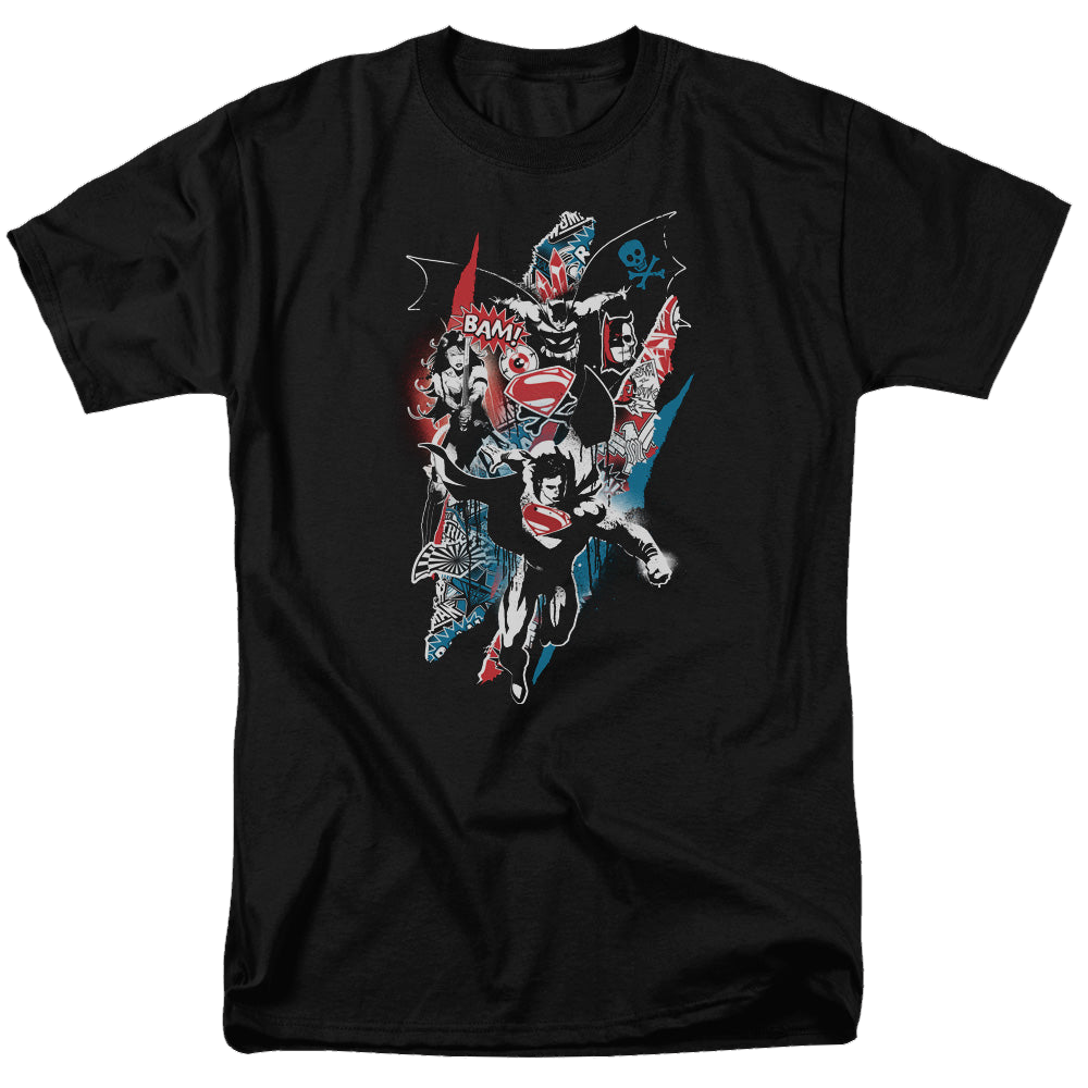 Batman v Superman Ripped Trio 2 - Men's Regular Fit T-Shirt Men's Regular Fit T-Shirt Batman   