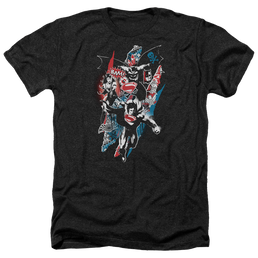 Batman v Superman Ripped Trio 2 - Men's Heather T-Shirt Men's Heather T-Shirt Batman   