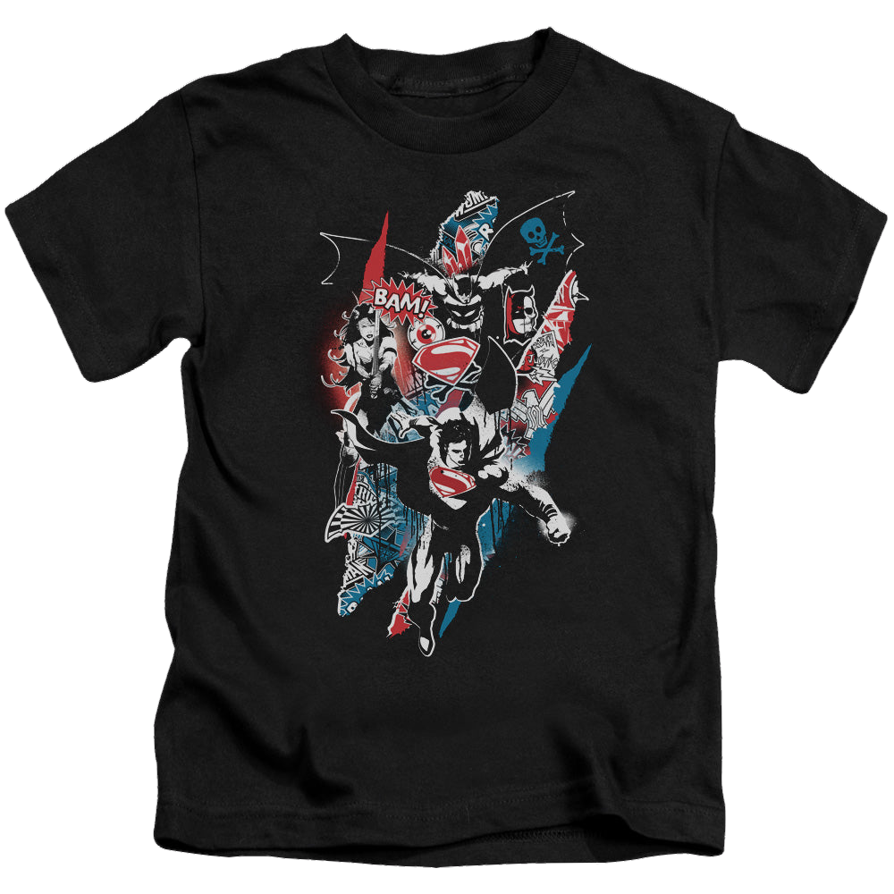 Batman v Superman Ripped Trio 2 - Kid's T-Shirt Kid's T-Shirt (Ages 4-7) Batman   