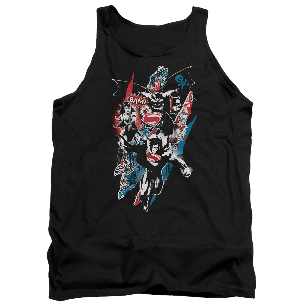Batman v Superman Ripped Trio 2 - Men's Tank Top Men's Tank Batman   