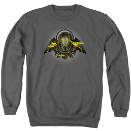 Batman v Superman Batman Tech - Men's Crewneck Sweatshirt Men's Crewneck Sweatshirt Batman   
