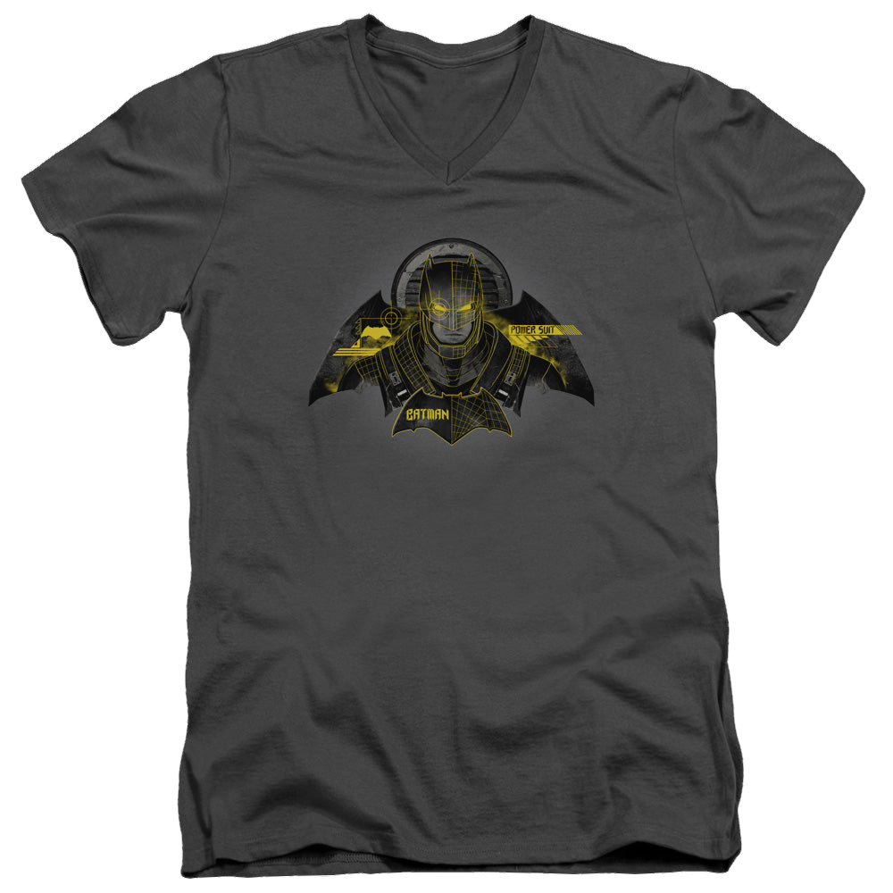 Batman v Superman Batman Tech - Men's V-Neck T-Shirt Men's V-Neck T-Shirt Batman   