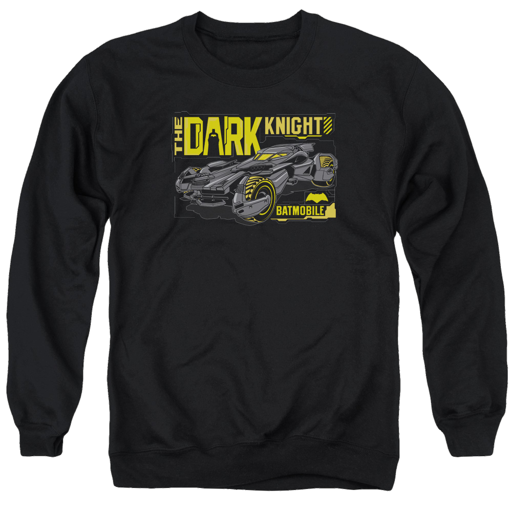 Batman v Superman Mobil Dark Knight - Men's Crewneck Sweatshirt Men's Crewneck Sweatshirt Batman   