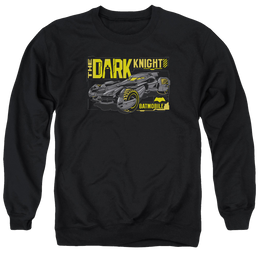 Batman v Superman Mobil Dark Knight - Men's Crewneck Sweatshirt Men's Crewneck Sweatshirt Batman   