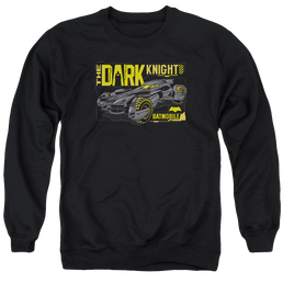Batman v Superman Mobil Dark Knight - Men's Crewneck Sweatshirt Men's Crewneck Sweatshirt Batman   