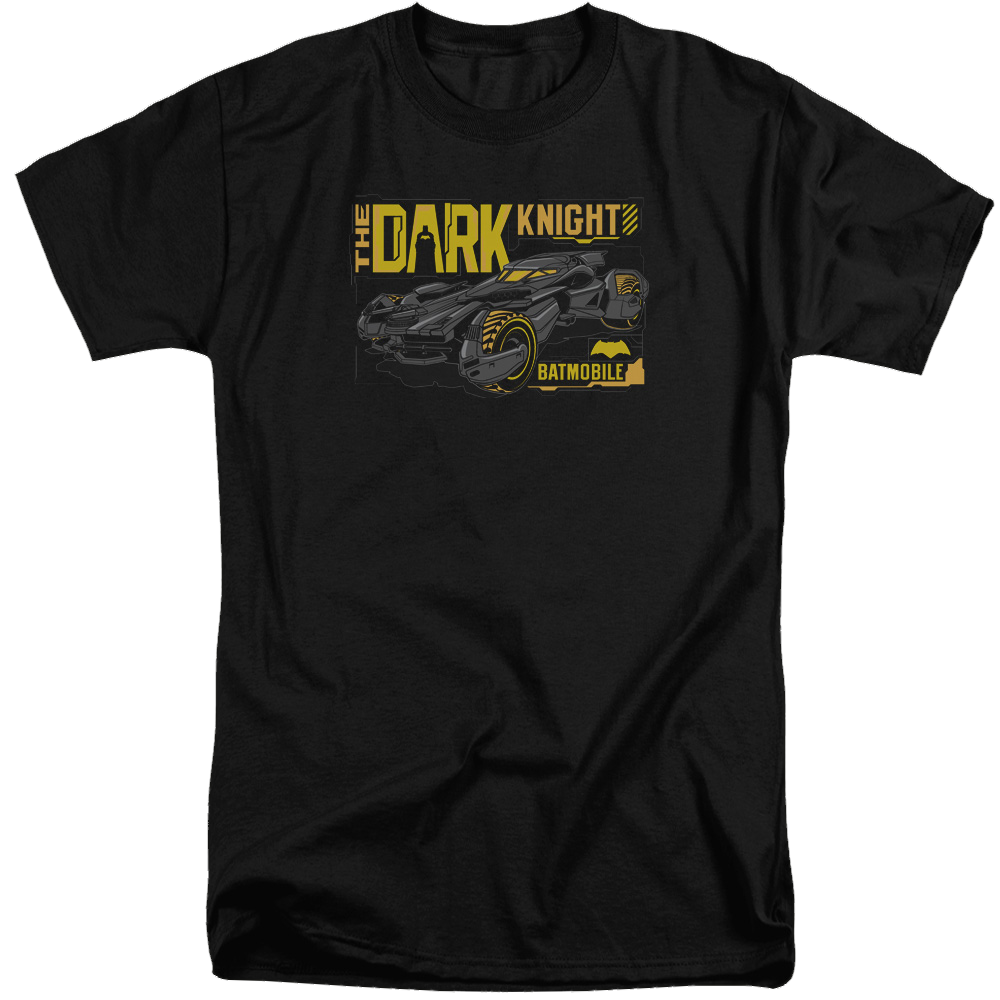 Batman v Superman Mobil Dark Knight - Men's Tall Fit T-Shirt Men's Tall Fit T-Shirt Batman   