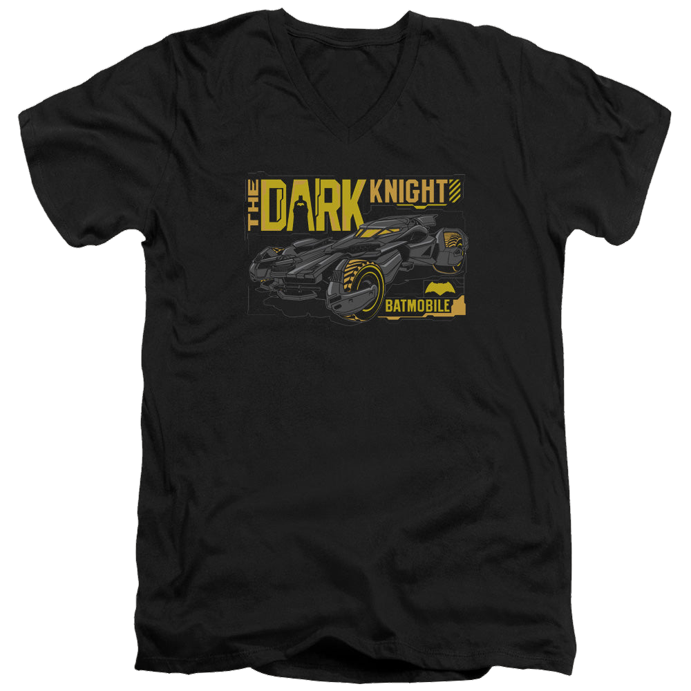 Batman v Superman Mobil Dark Knight - Men's V-Neck T-Shirt Men's V-Neck T-Shirt Batman   