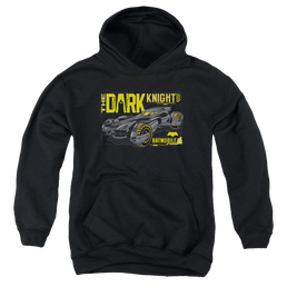 Batman v Superman Mobil Dark Knight - Youth Hoodie Youth Hoodie (Ages 8-12) Batman   