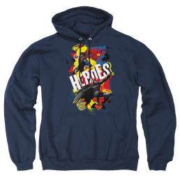 Batman v Superman Double Hero - Pullover Hoodie Pullover Hoodie Batman   