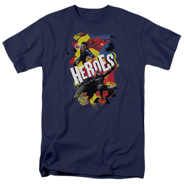 Batman v Superman Double Hero - Men's Regular Fit T-Shirt Men's Regular Fit T-Shirt Batman   