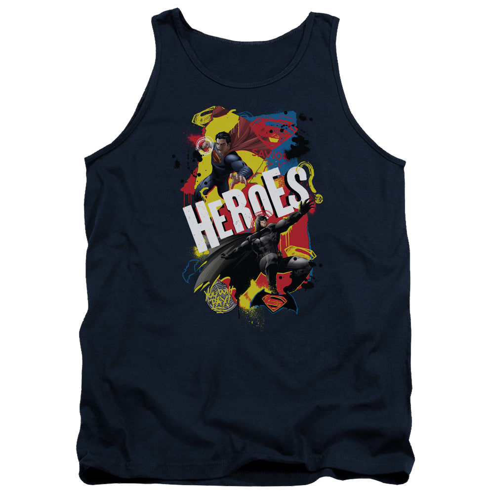 Batman v Superman Double Hero - Men's Tank Top Men's Tank Batman   