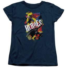 Batman v Superman Double Hero - Women's T-Shirt Women's T-Shirt Batman   