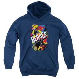 Batman v Superman Double Hero - Youth Hoodie Youth Hoodie (Ages 8-12) Batman   