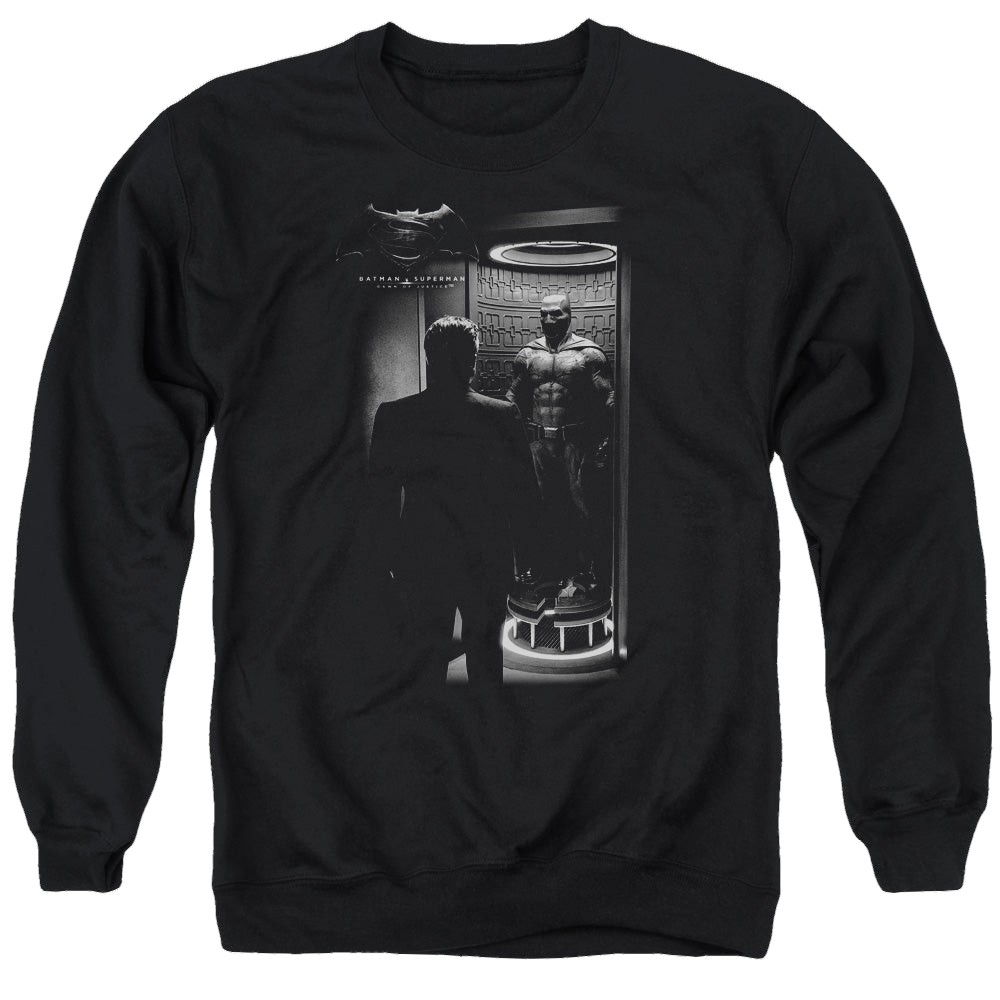 Batman v Superman Suit Up - Men's Crewneck Sweatshirt Men's Crewneck Sweatshirt Batman   