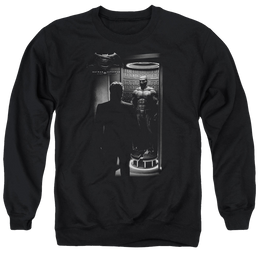 Batman v Superman Suit Up - Men's Crewneck Sweatshirt Men's Crewneck Sweatshirt Batman   