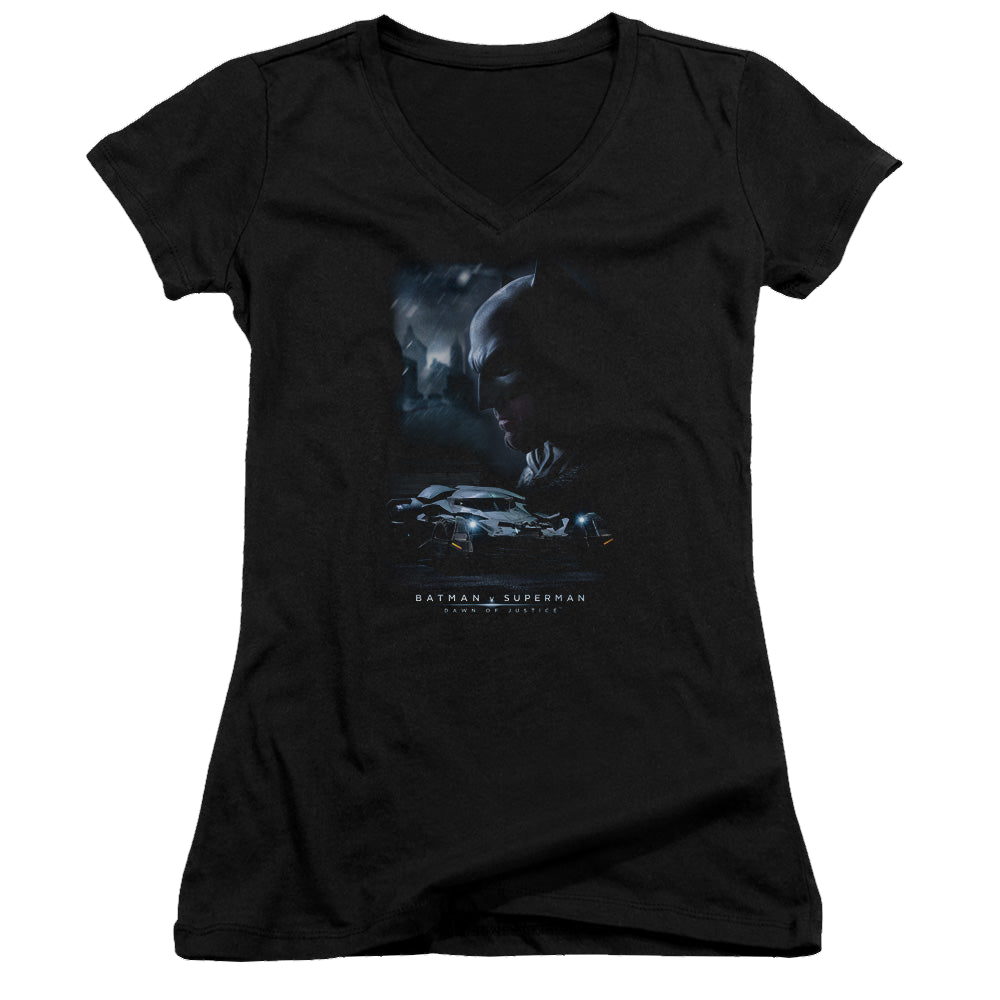 Batman v Superman Gotham Knight - Juniors V-Neck T-Shirt Juniors V-Neck T-Shirt Batman   