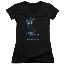 Batman v Superman Gotham Knight - Juniors V-Neck T-Shirt Juniors V-Neck T-Shirt Batman   