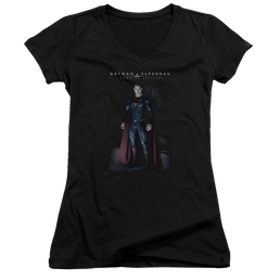 Batman v Superman Stand Tall - Juniors V-Neck T-Shirt Juniors V-Neck T-Shirt Batman   