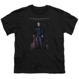 Batman v Superman Stand Tall - Youth T-Shirt Youth T-Shirt (Ages 8-12) Batman   