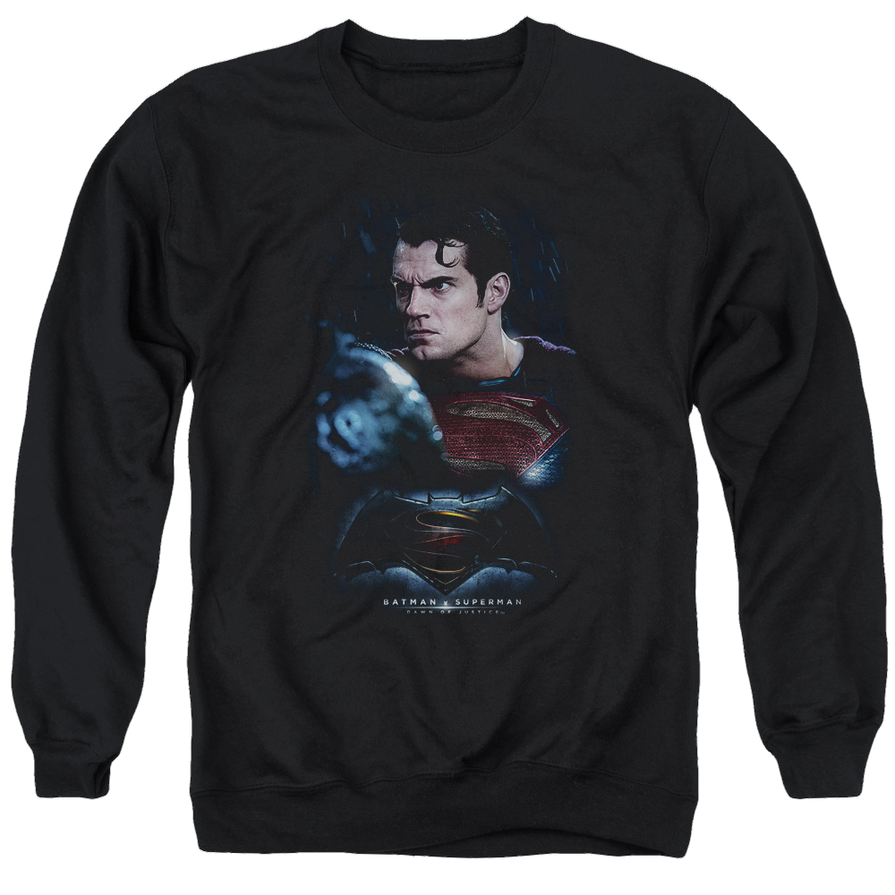 Batman v Superman Super Angry - Men's Crewneck Sweatshirt Men's Crewneck Sweatshirt Batman   