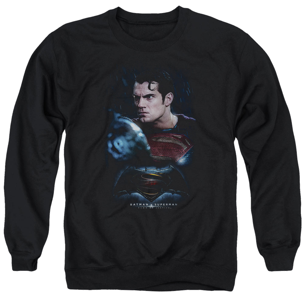 Batman v Superman Super Angry - Men's Crewneck Sweatshirt Men's Crewneck Sweatshirt Batman   