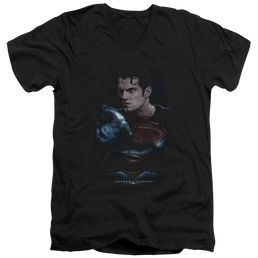 Batman v Superman Super Angry - Men's V-Neck T-Shirt Men's V-Neck T-Shirt Batman   
