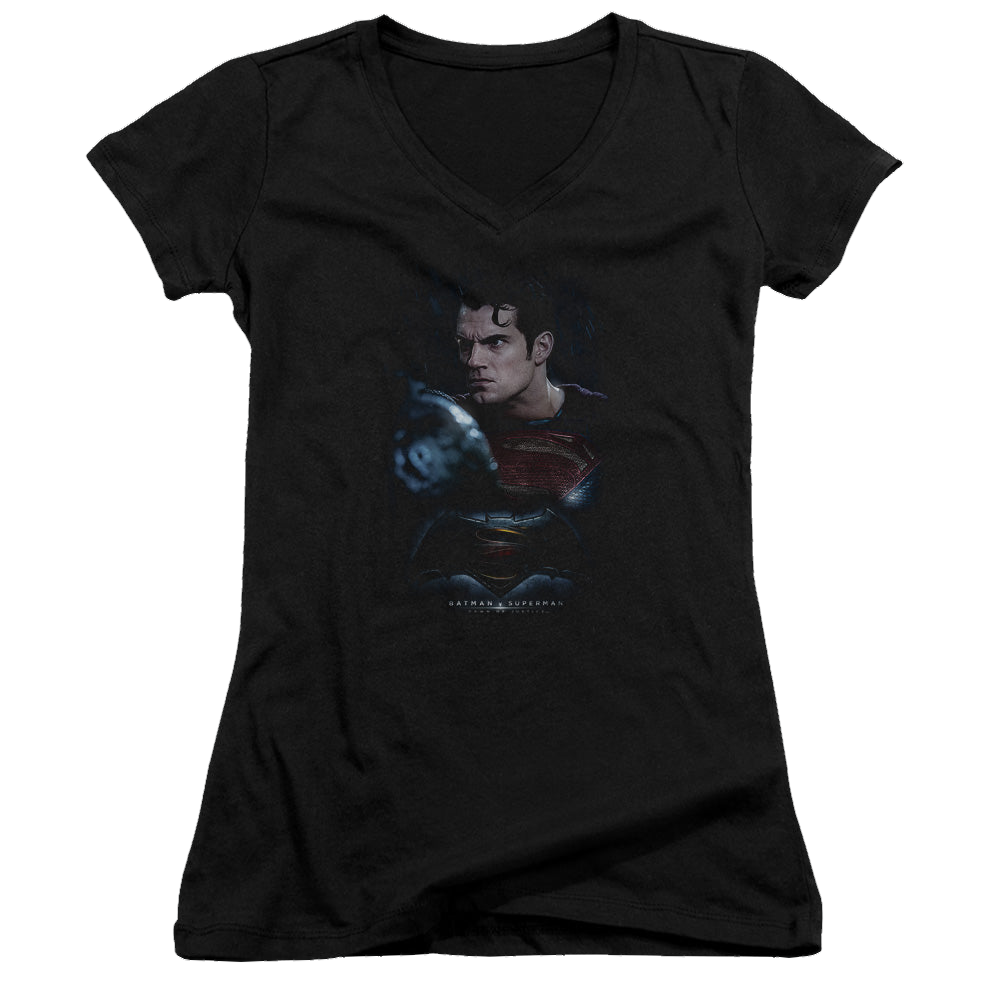 Batman v Superman Super Angry - Juniors V-Neck T-Shirt Juniors V-Neck T-Shirt Batman   