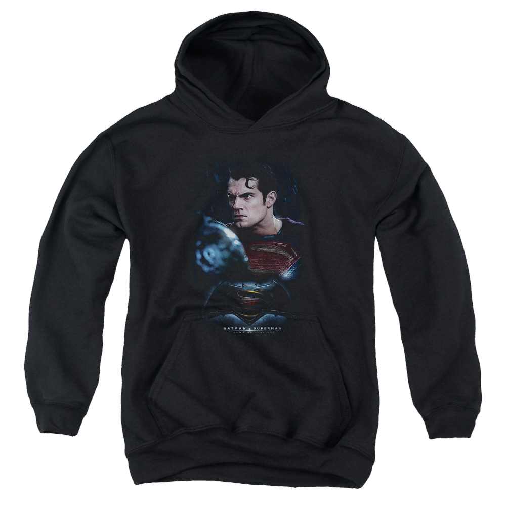 Batman v Superman Super Angry - Youth Hoodie Youth Hoodie (Ages 8-12) Batman   