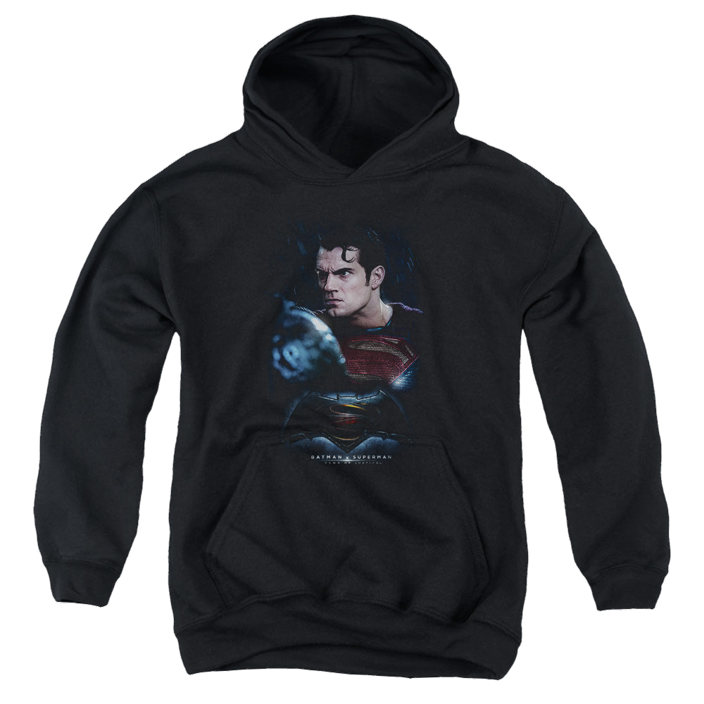 Batman v Superman Super Angry - Youth Hoodie Youth Hoodie (Ages 8-12) Batman   