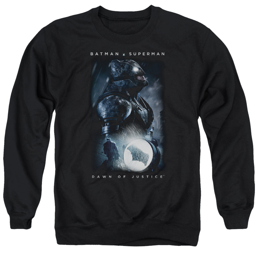 Batman v Superman Signal - Men's Crewneck Sweatshirt Men's Crewneck Sweatshirt Batman   