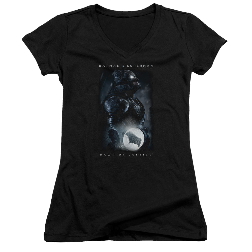 Batman v Superman Signal - Juniors V-Neck T-Shirt Juniors V-Neck T-Shirt Batman   