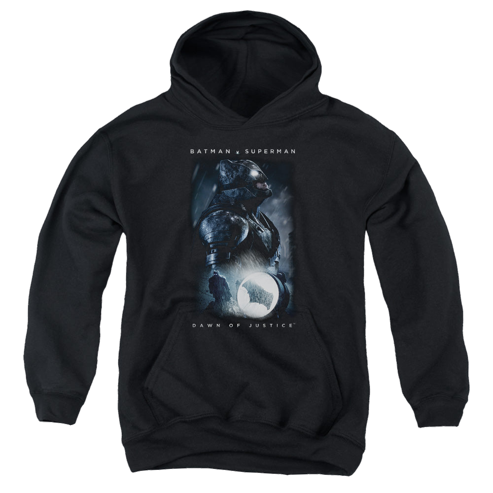 Batman v Superman Signal - Youth Hoodie Youth Hoodie (Ages 8-12) Batman   