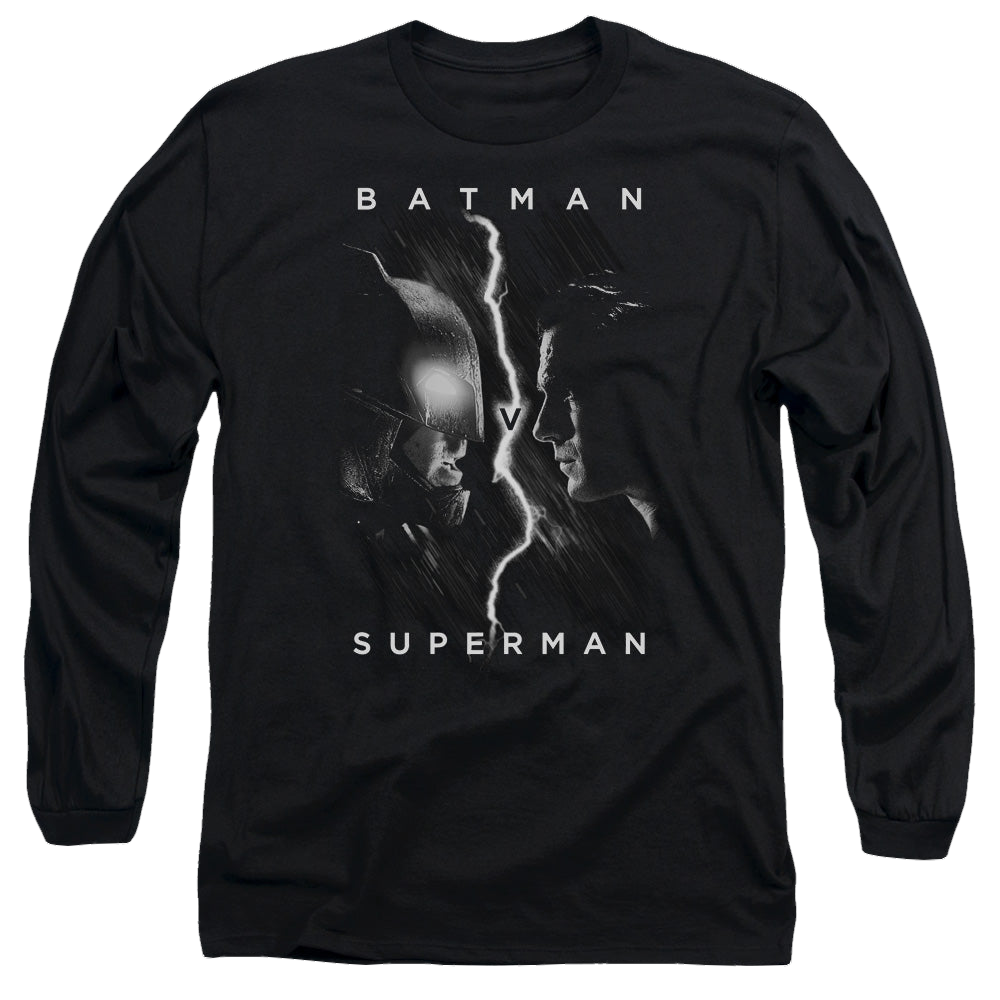 Batman v Superman Face To Face - Men's Long Sleeve T-Shirt Men's Long Sleeve T-Shirt Batman   