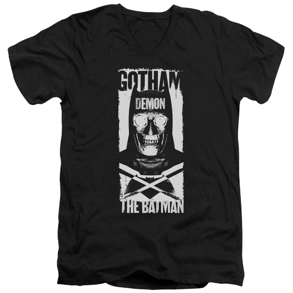 Batman v Superman Demon Bat - Men's V-Neck T-Shirt Men's V-Neck T-Shirt Batman   