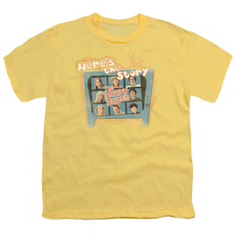 Brady Bunch Heres The Story - Youth T-Shirt (Ages 8-12) Youth T-Shirt (Ages 8-12) Brady Bunch   
