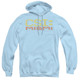 Csi Miami Logo Distressed - Pullover Hoodie Pullover Hoodie CSI   