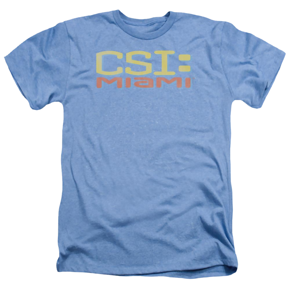 CSI: Miami Logo Distressed - Men's Heather T-Shirt Men's Heather T-Shirt CSI   