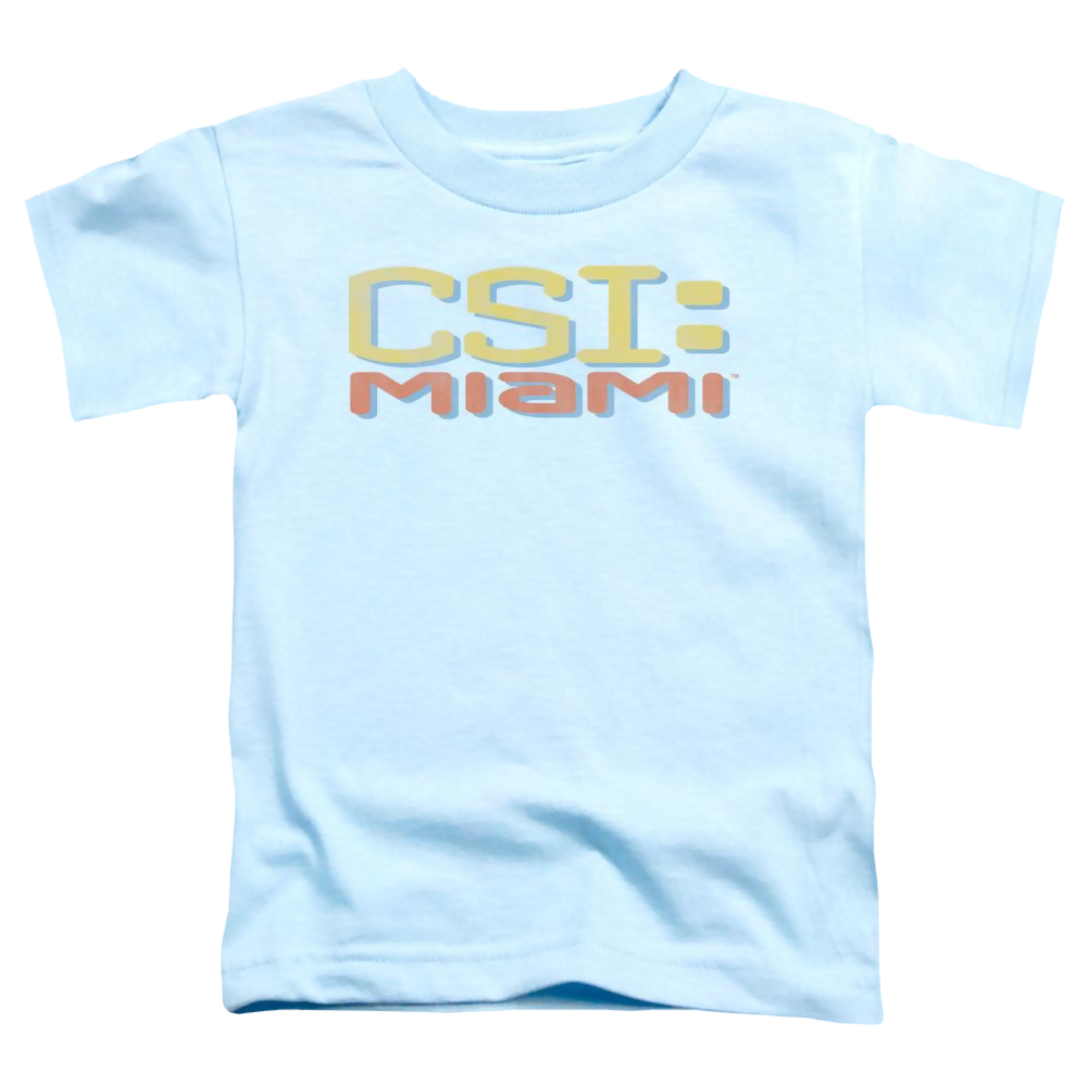 Csi Miami Logo Distressed - Toddler T-Shirt Toddler T-Shirt CSI   