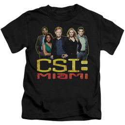CSI: Miami The Cast In Black - Kid's T-Shirt (Ages 4-7) Kid's T-Shirt (Ages 4-7) CSI   