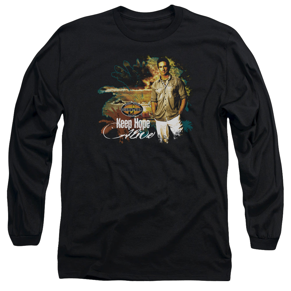Survivor Keep Hope Alive - Men's Long Sleeve T-Shirt Men's Long Sleeve T-Shirt Survivor   